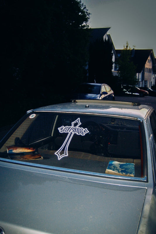 ZARAGE CROSS STICKER